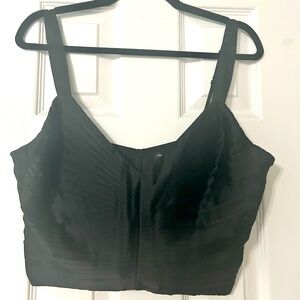Abercrombie and Fitch Pleated Crop Tank Top